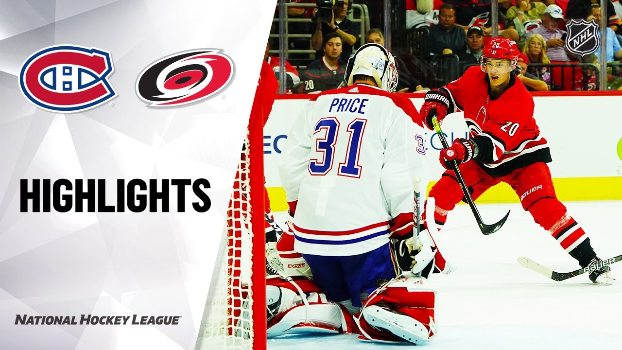 Canadiens @ Hurricanes 10/03/19 Highlights