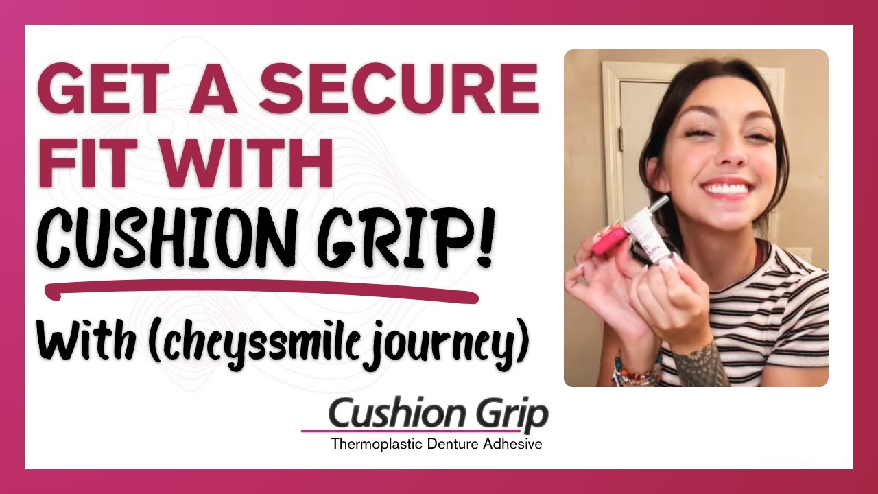 How to Secure Loose Lower Dentures with Cushion Grip | By @cheychalai