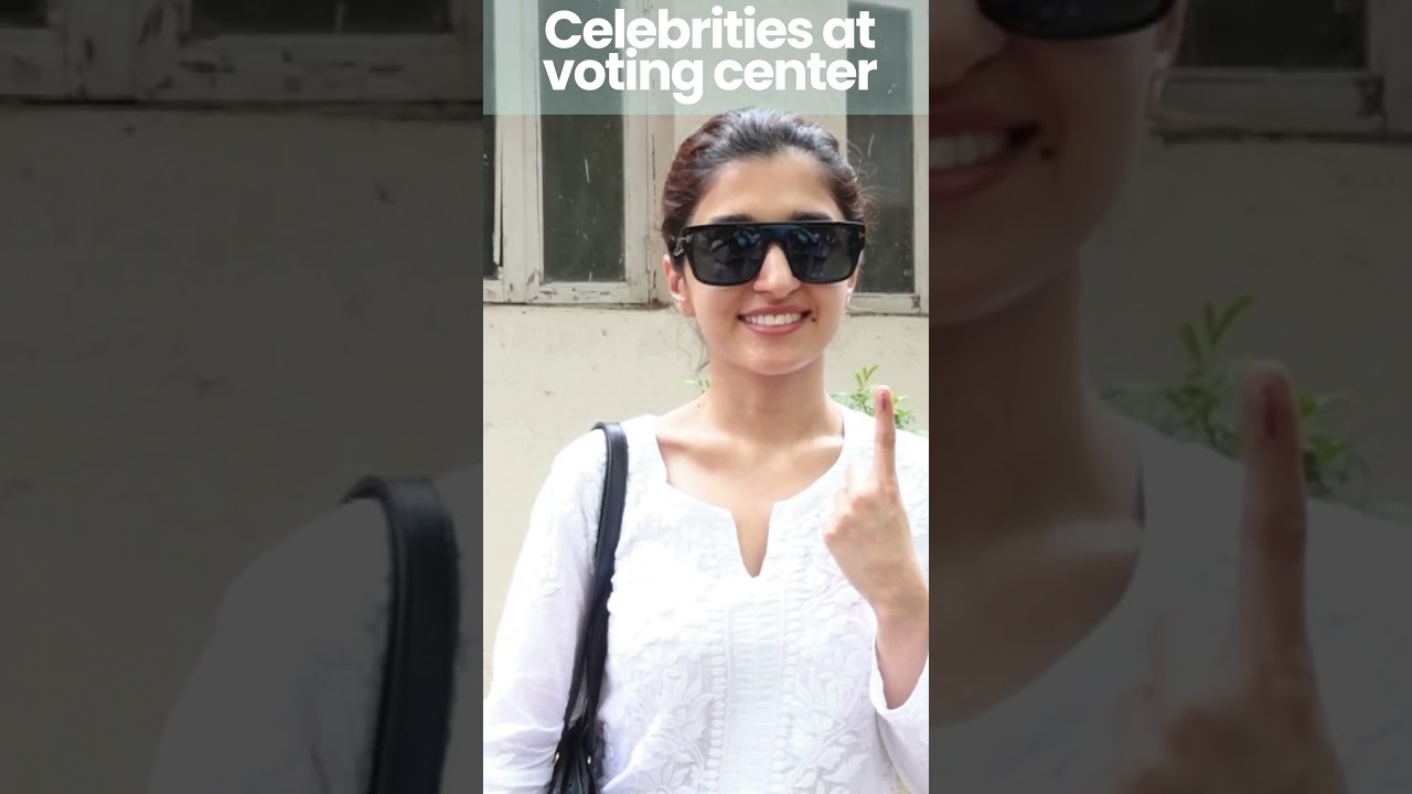 Celebrities Voting 2024: Famous Faces at the Polls  #latestnews