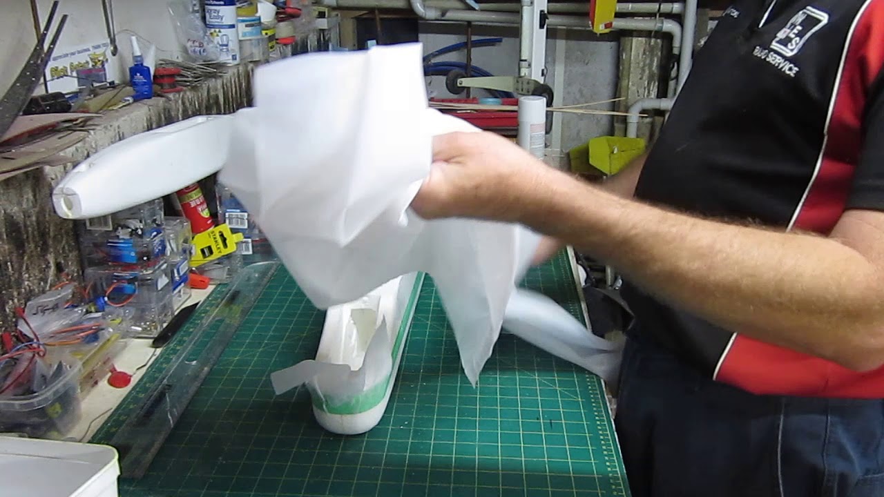 Poor Man's Fibre Glass using Polyester cloth (not polypropylene)