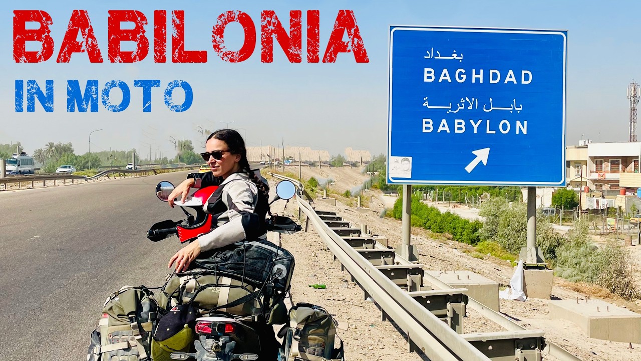 Nel palazzo proibito di SADDAM - viaggiare in IRAQ in MOTO