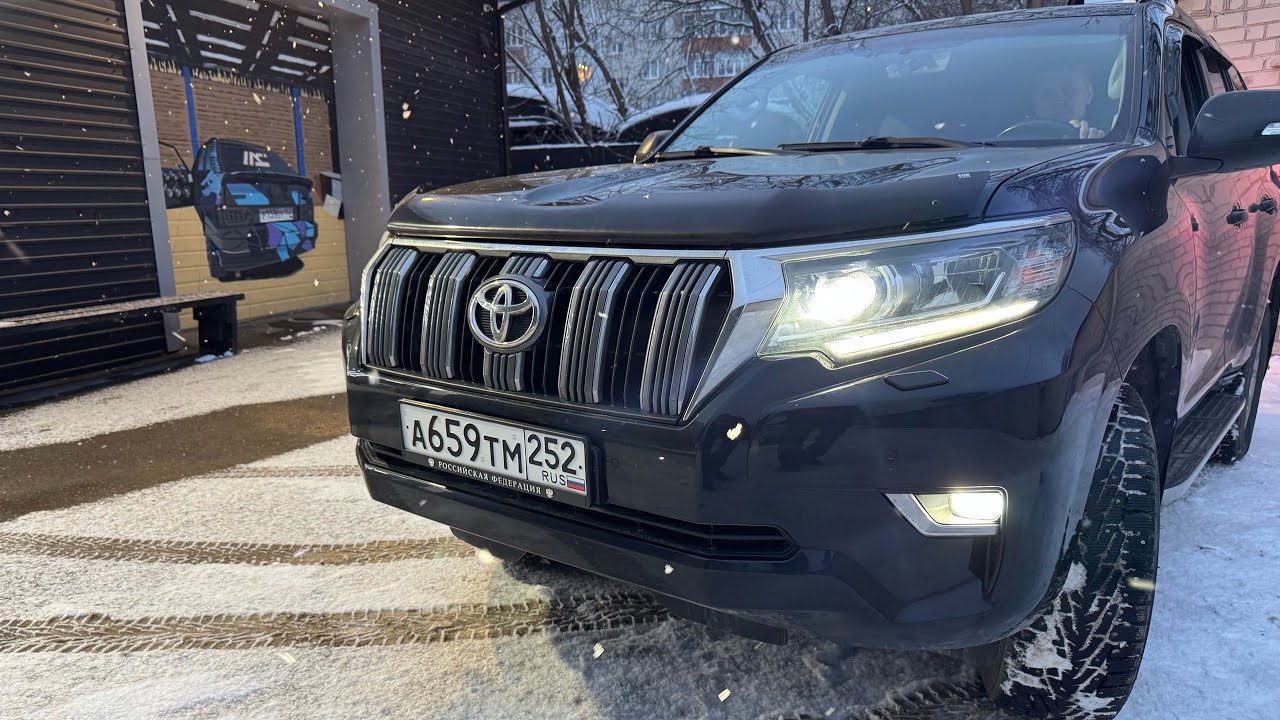 Бюджетная , но КАЙФОВАЯ аудиосистема в Toyota Land Cruiser Prado. Автозвук в Тойоту