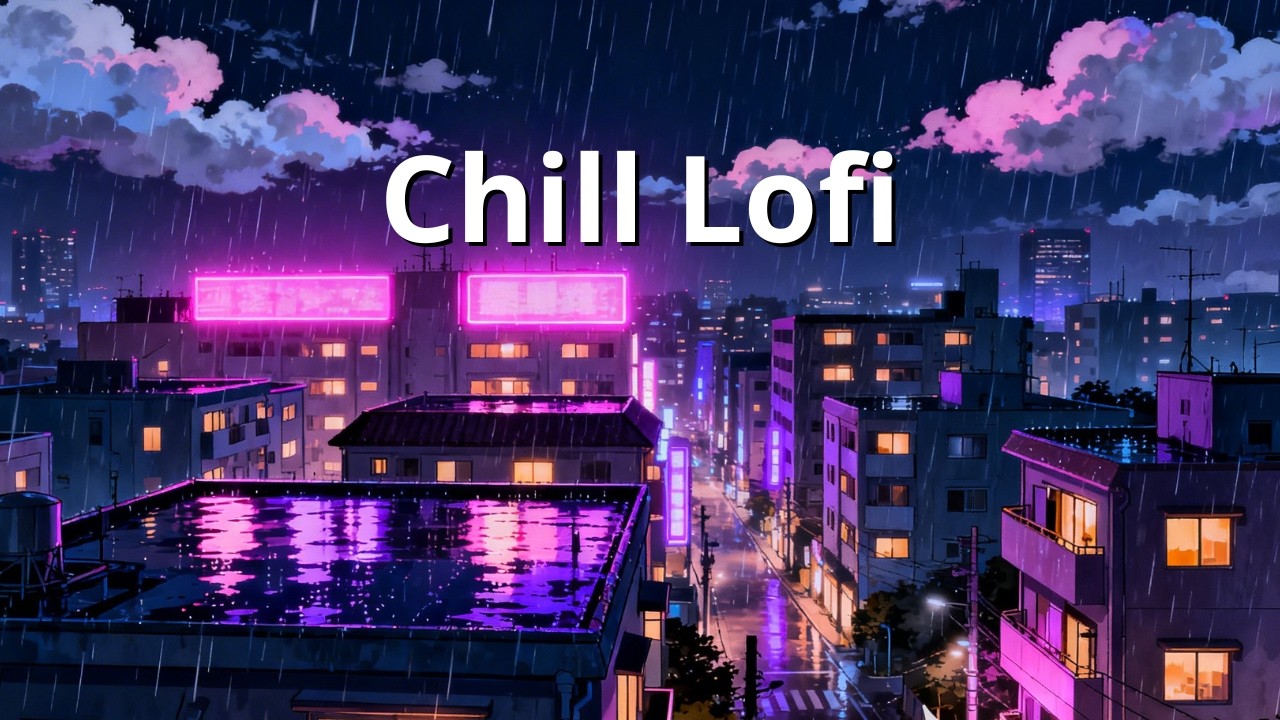 Tokyo Rain + Lofi = Pure Calm 🌧️ | 静かな夜