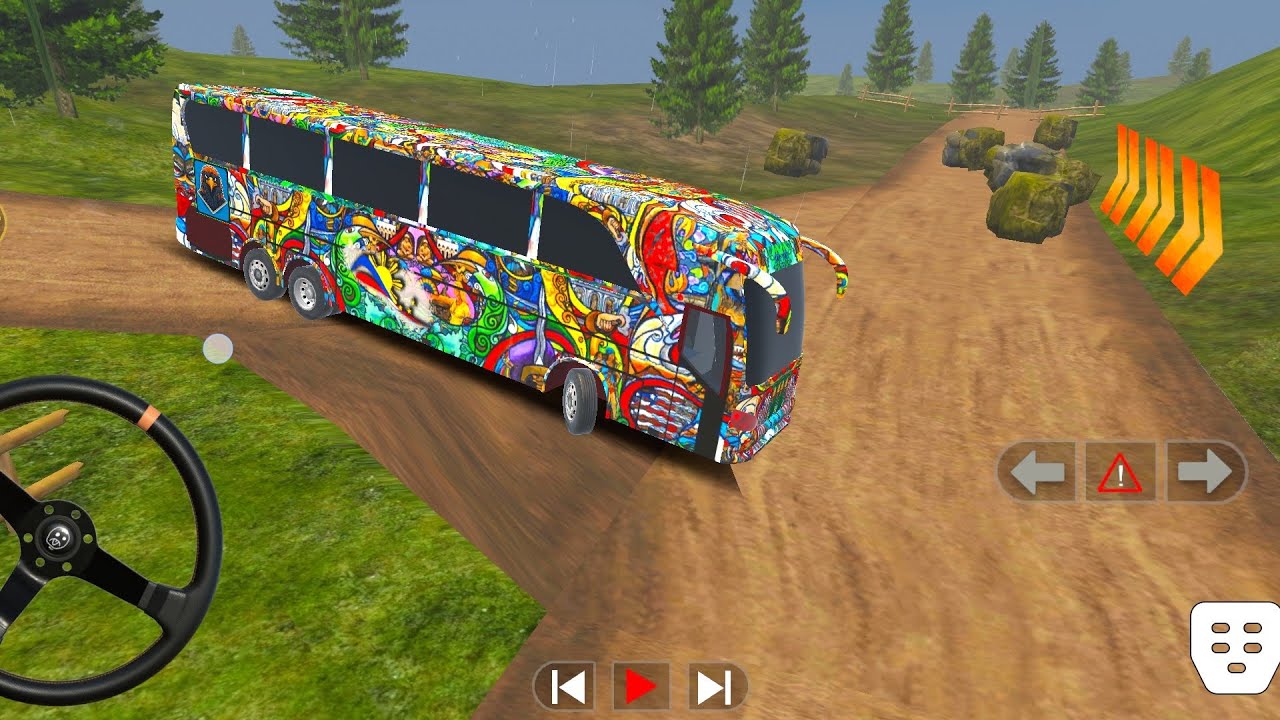Coach Bus Simulator India Off Road Driving Bus Game Simulator 2025 Gameplay Video Part #449