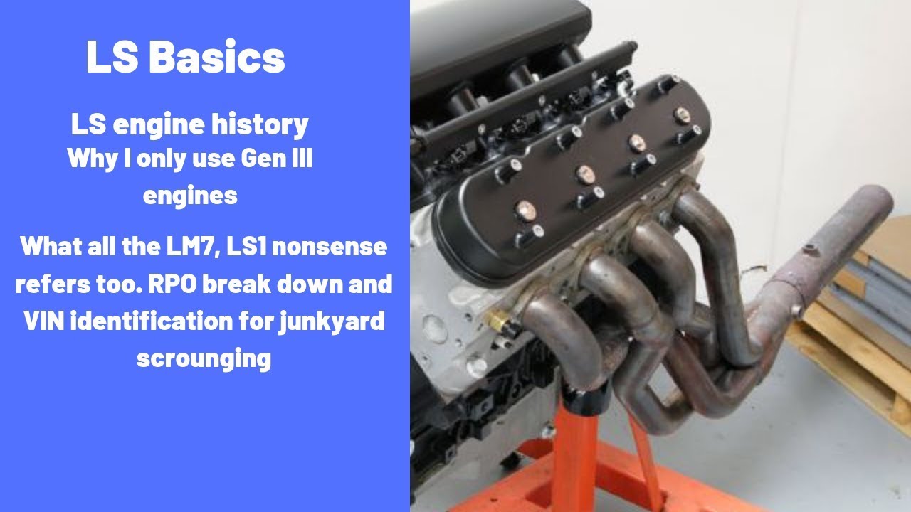 Gen III LS engine RPO breakdown