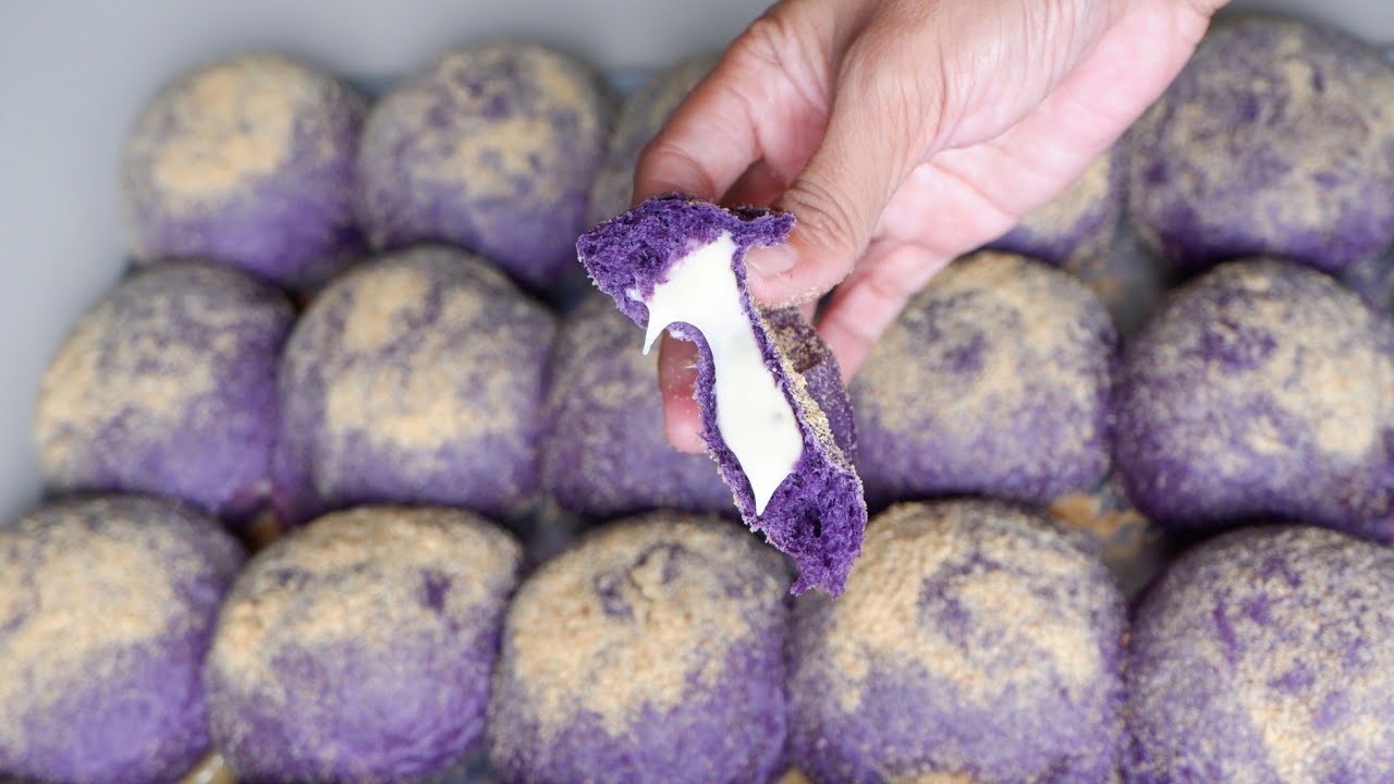 Ube Cheese Pandesal