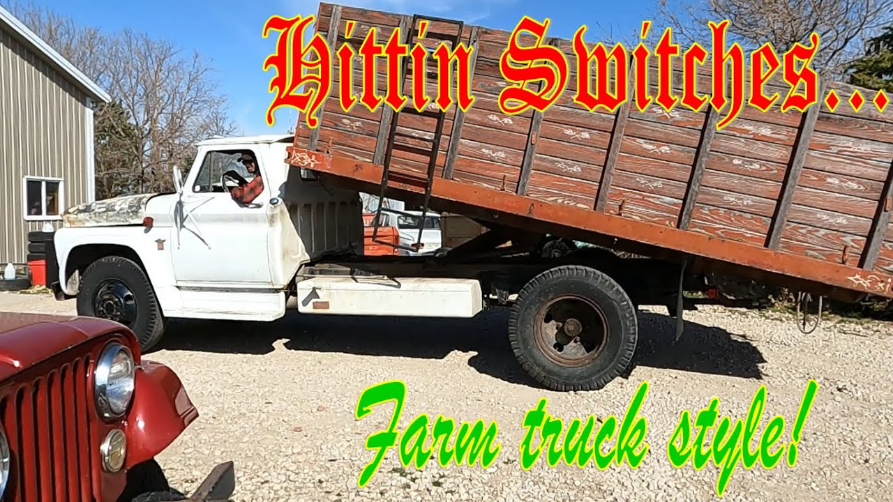 The Chevy C6500 Dump bed is DONE!  PTO repair and high speed road test!