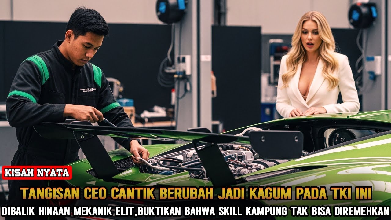 HANYA PAKAI OBENG TUA❗TKI INI BIKIN CEO CANTIK KAGUM USAI BERHASIL HIDUPKAN MESIN BUGATTI YANG MATI