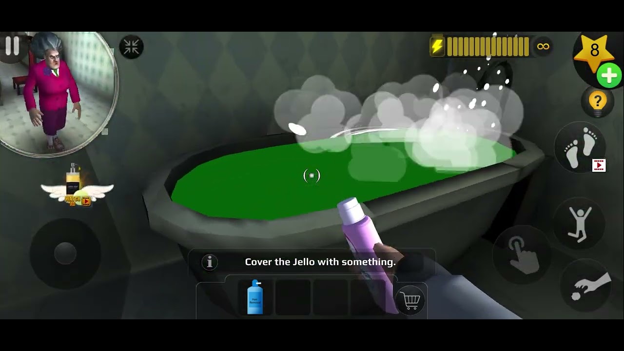 Scary Teacher 3D in gameplay video A Sticky Mess // #gameplay# 
