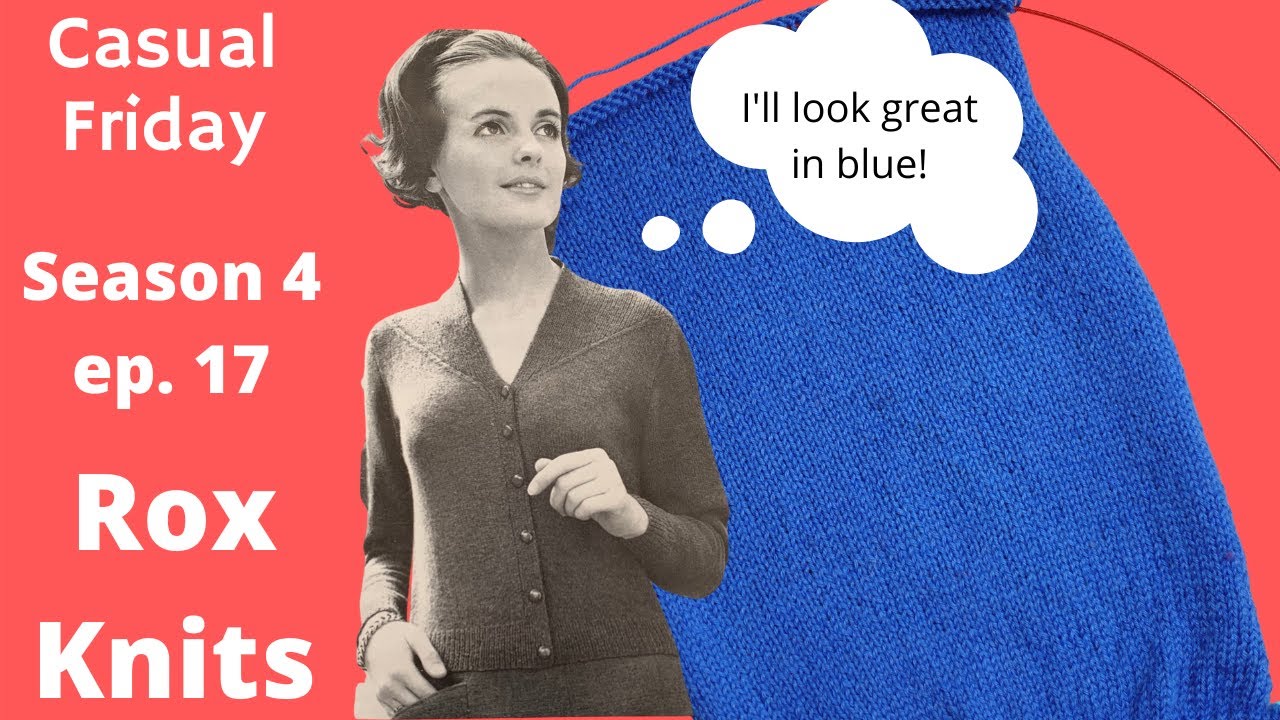 Vintage Knitting and Brand New Sewing // Casual Friday 4-17