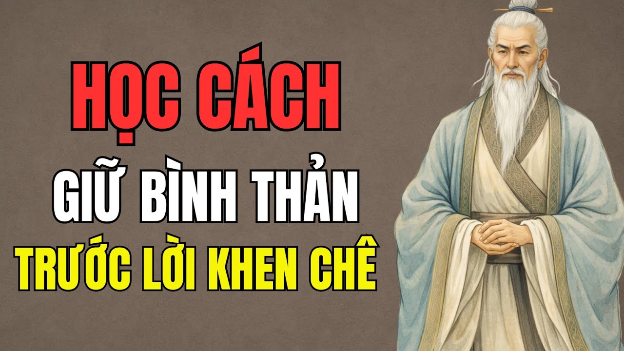 Học Cách Giữ Bình Thản Trước Lời Khen Chê | Triết Lý Cổ Nhân