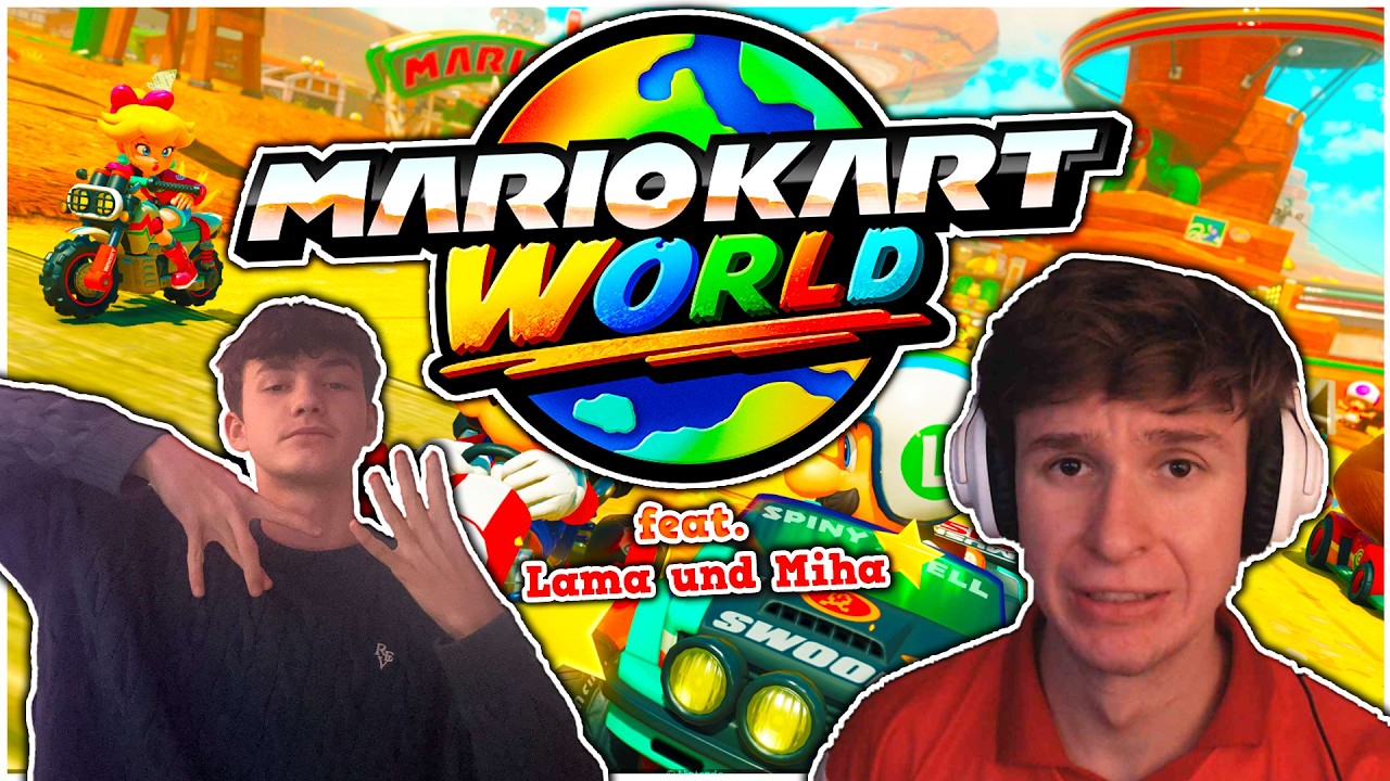 ❄️🔴SPIELT MIT! Wir essen SCHAWARMA mit LAMA! (eigentlich spielen wir Mario Kart World) [LIVE]