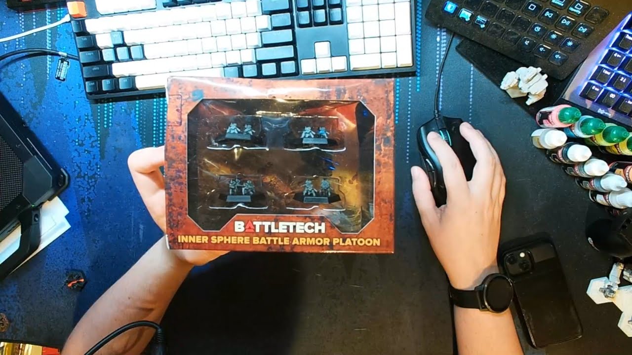 Battletech Mercenaries: Inner Sphere Battle Armor Platoon Unboxing