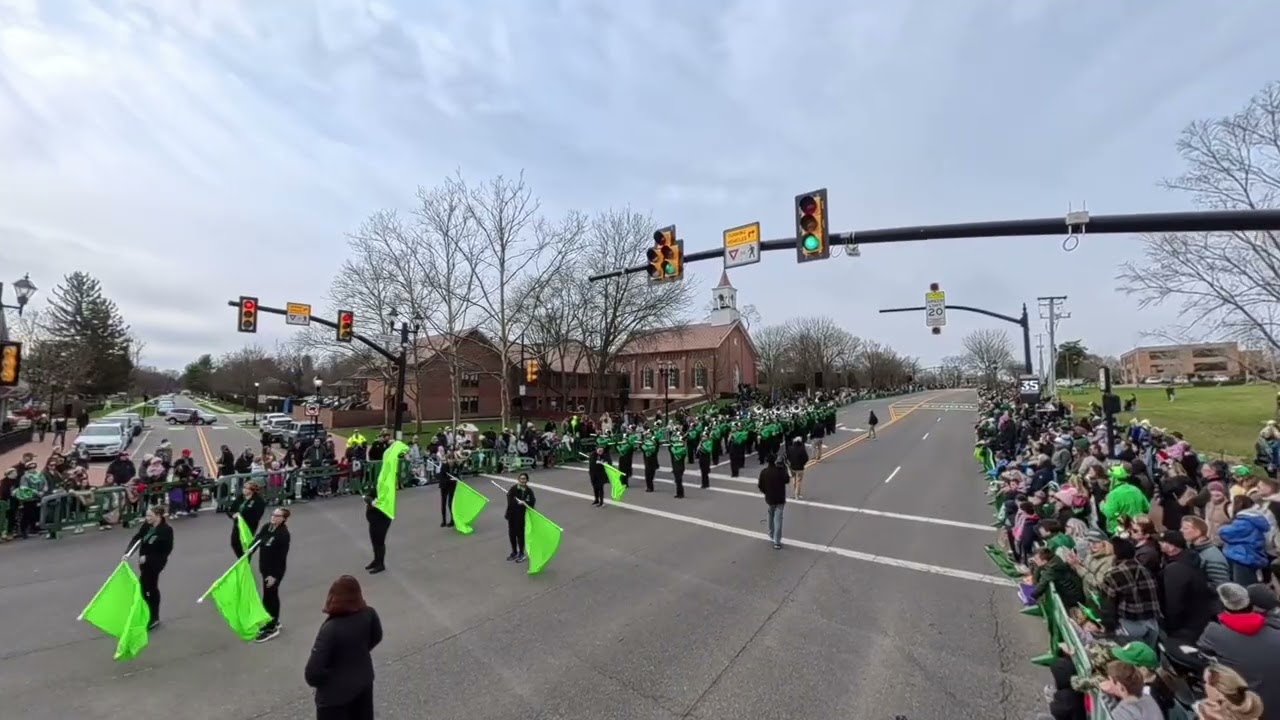 Dublin Scioto High School Marching Band at St. Patrick's Day Parade 2026