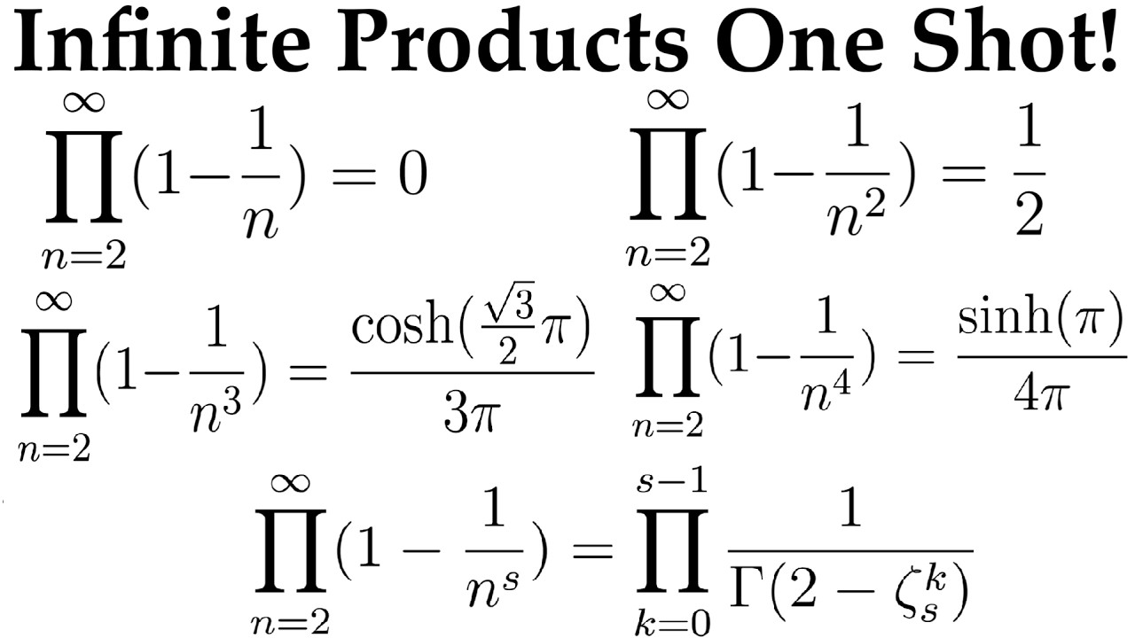Infinite Products One Shot