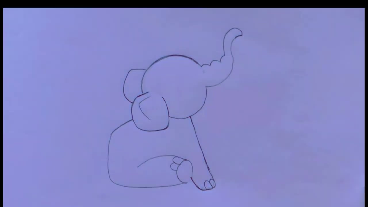 Art Hub for kids Elephant Drawing 🐘 || Aayang drawing 