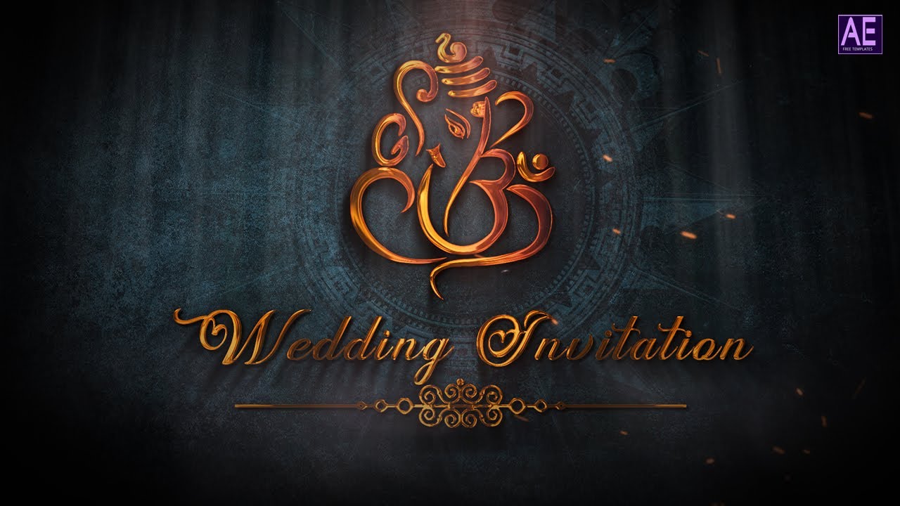 Wedding invitation after effects  templates | Wedding invitation template | AE  templates