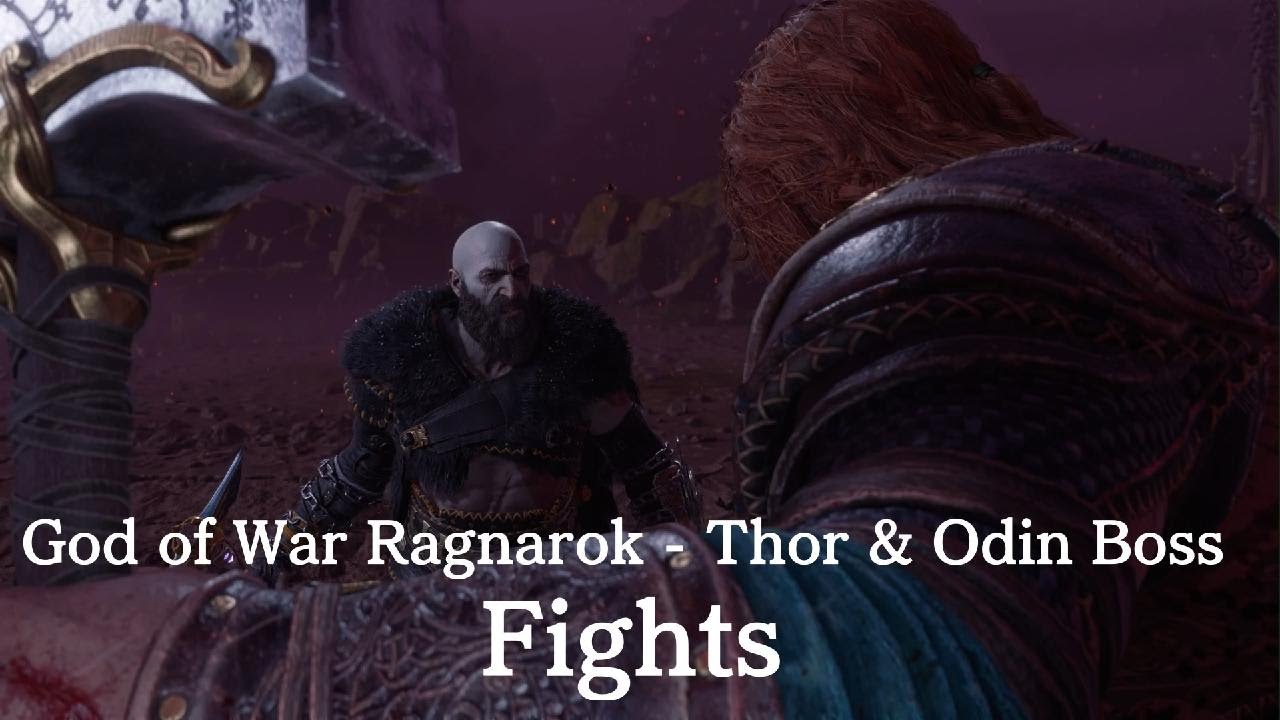 God of War Ragnarök - Thor & Odin Boss Fights