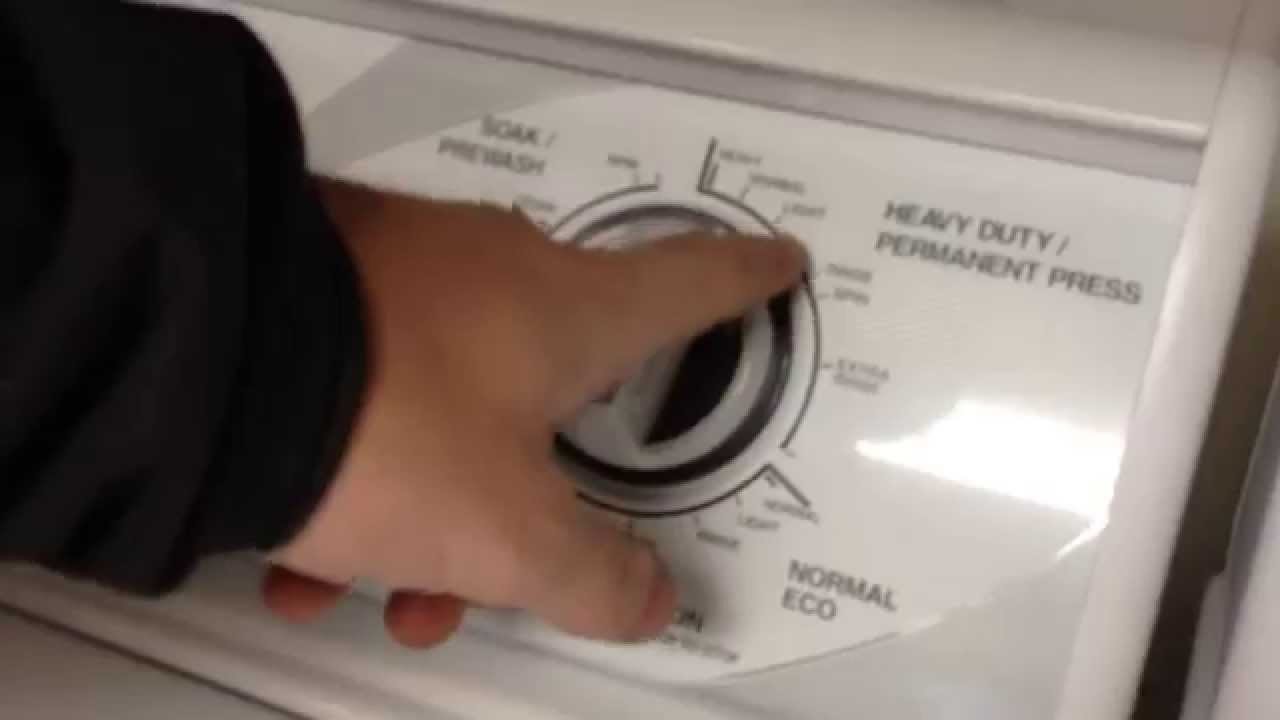 Speed Queen Washer/Dryer Operation, Quick Introduction
