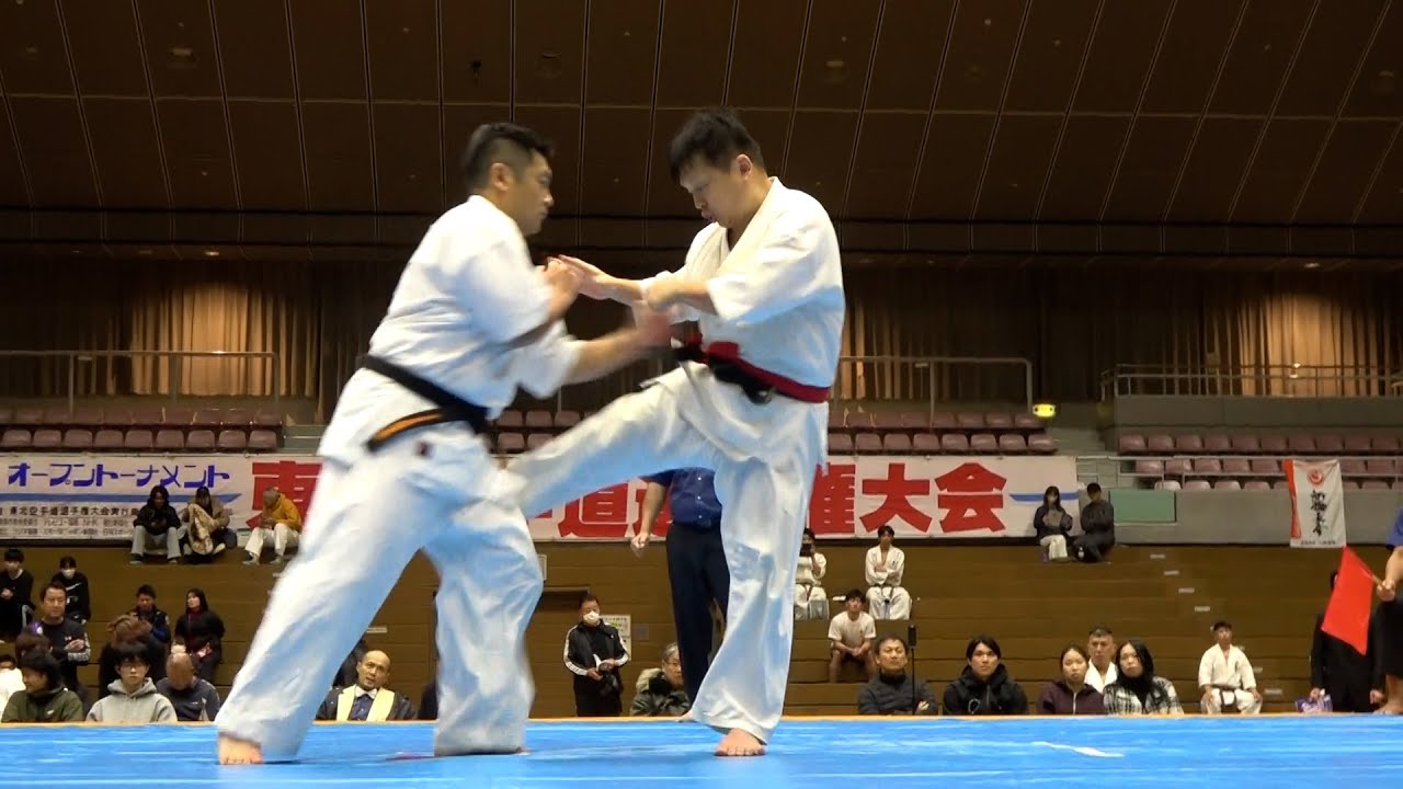 【新極真会】第41回東北空手道選手権大会　3位決定戦　梅田直紀（東京城南川崎支部）　対　木賊浩一（厚木・赤羽支部）　SHINKYOKUSHINKAI KARATE