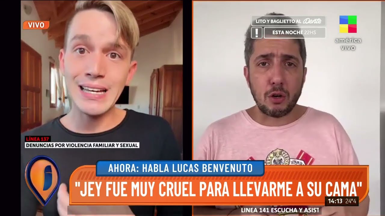 Ahora: en vivo habla Lucas Benvenuto | 