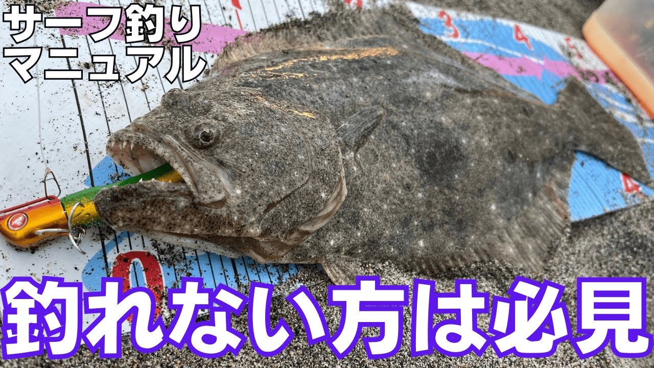 【サーフ】爆風こそチャンス！初心者でもヒラメが釣れるようになる工夫！