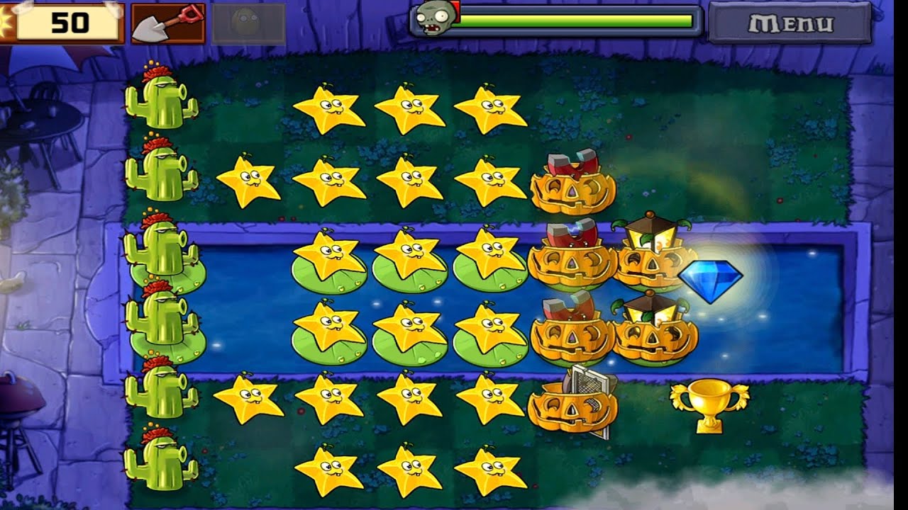 Plants VS Zombies - Last Stand: Fog (Complete Gameplay And Walkthrough)