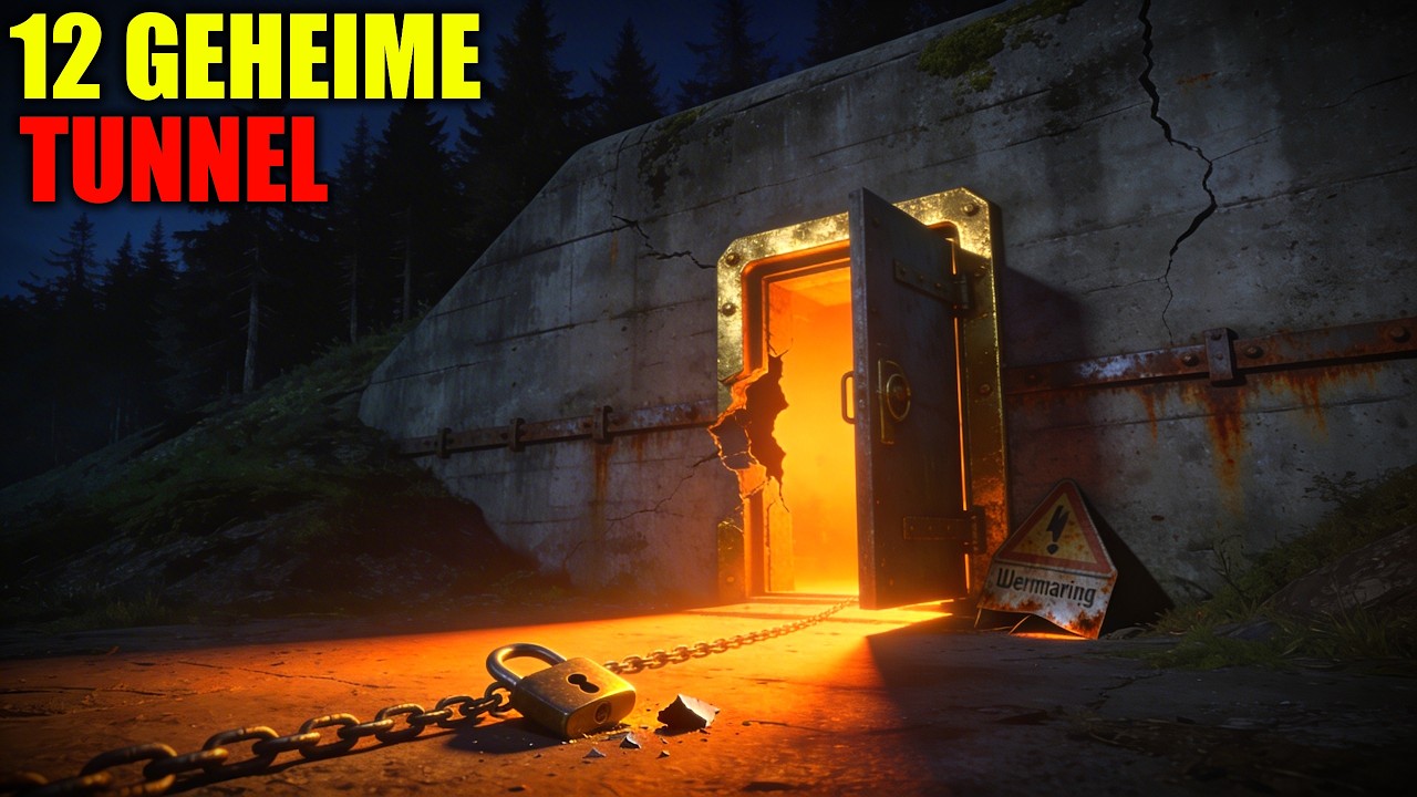 12 geheime Tunnel und unterirdische Anlagen unter deutschen Städten