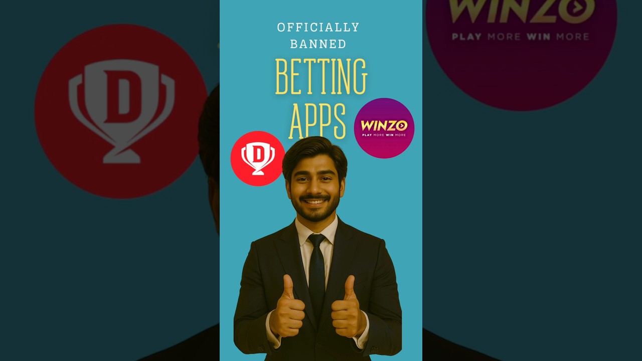 Betting apps banned in India 🥳 #tech #shortsviral
