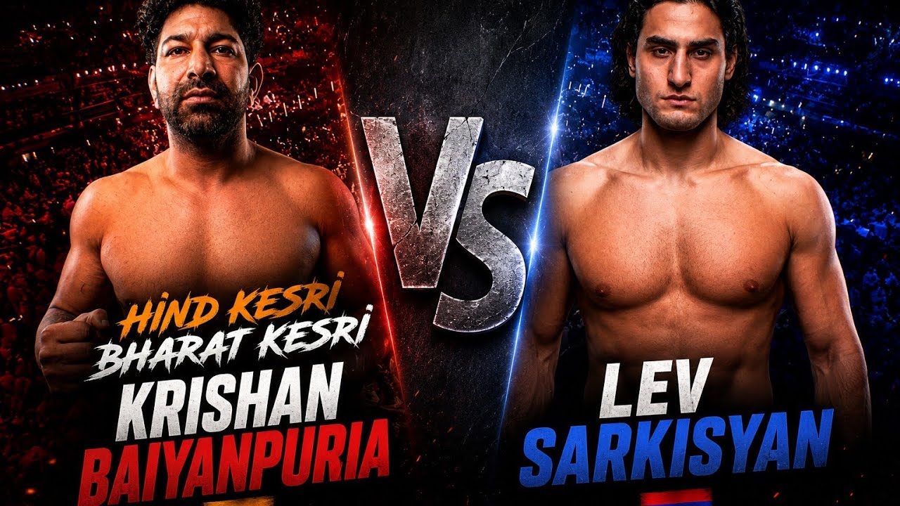 KRISHAN BAIYANPURIA|🇮🇳 HIND KESRI, BHRQT KESRI |V/S LEV SAKKISYAN | FIGHT  @HYPE