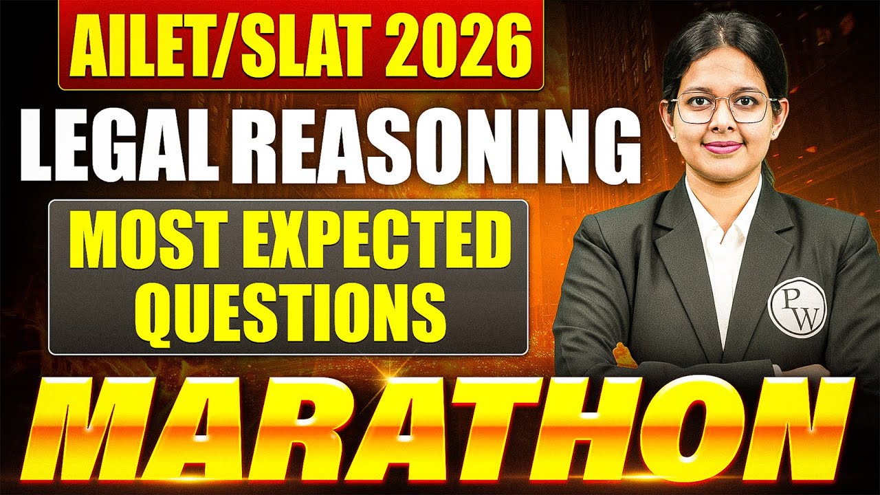 Most Expected Legal Reasoning Questions | AILET & SLAT 2026 Marathon 🔥