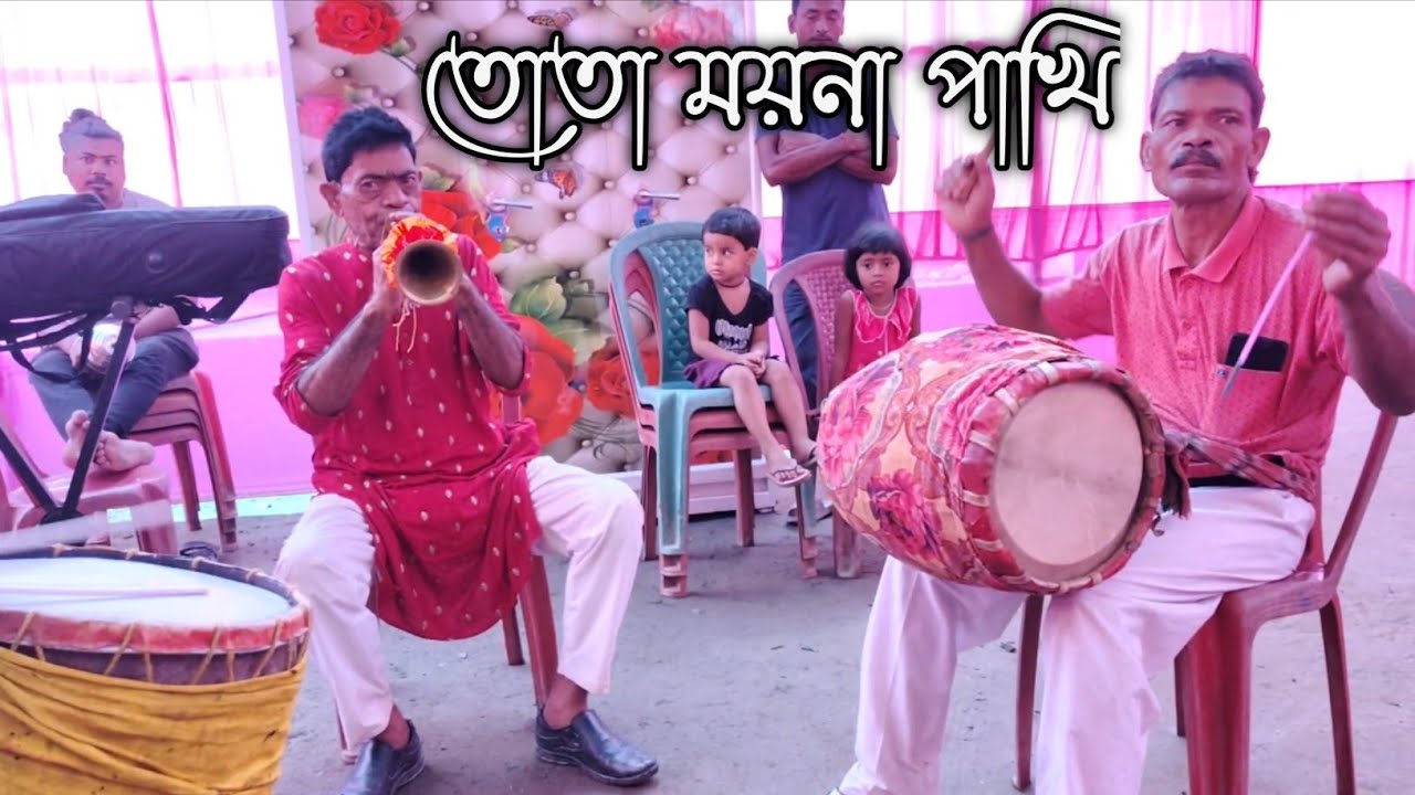 তোতা ময়না পাখি || ভাওয়াইয়া গানের সুন্দর একটি বাজনা || সানাই আর ঢোল বাজনা