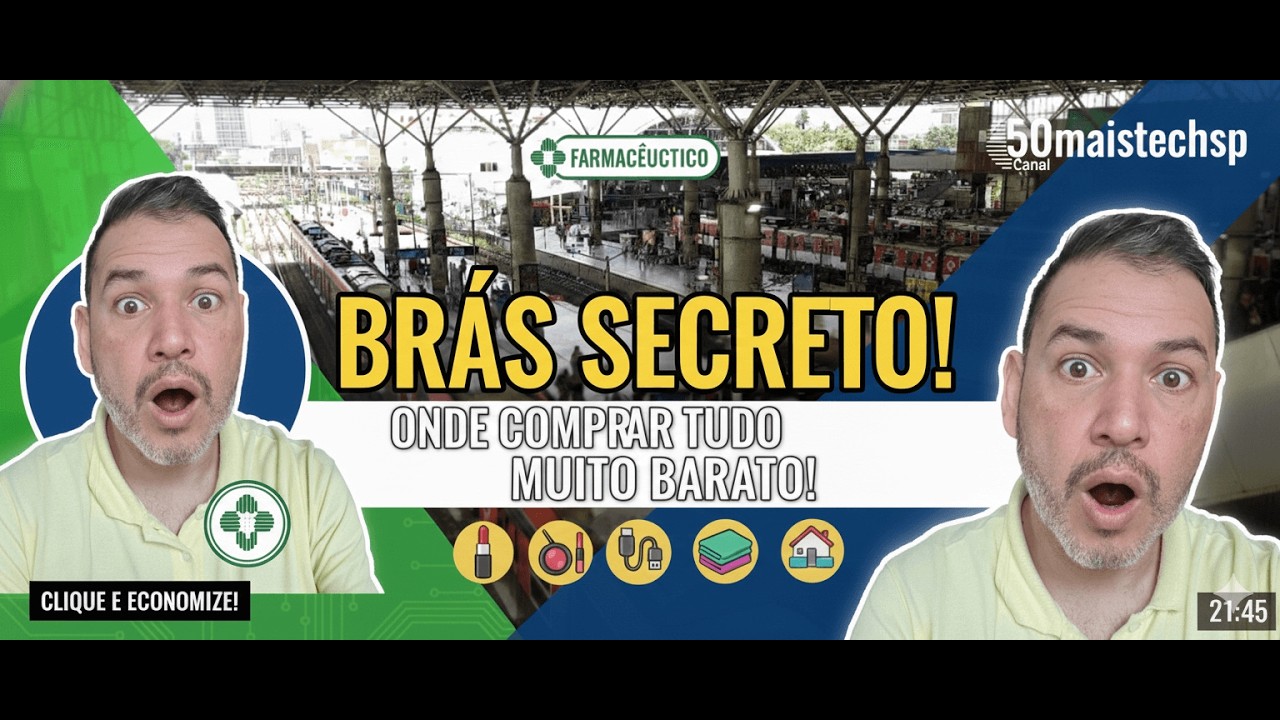 BRÁS SECRETO! 🤯 ONDE COMPRAR TUDO MUITO BARATO: Maquiagem, Cabos, Toalhas e muitos mais....
