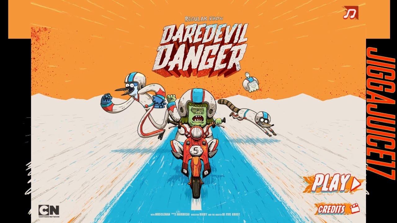 Regular Show - Daredevil Danger Flash Game (No Commentary)