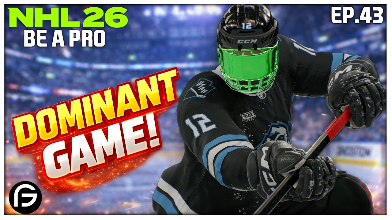 NHL 26: Будь профессионалом &ndash; ДОМИНИРУЮЩАЯ ИГРА! ВАЖНАЯ ИГРА И ВАЖНЫЕ ОЧКИ. Эпизод 43.