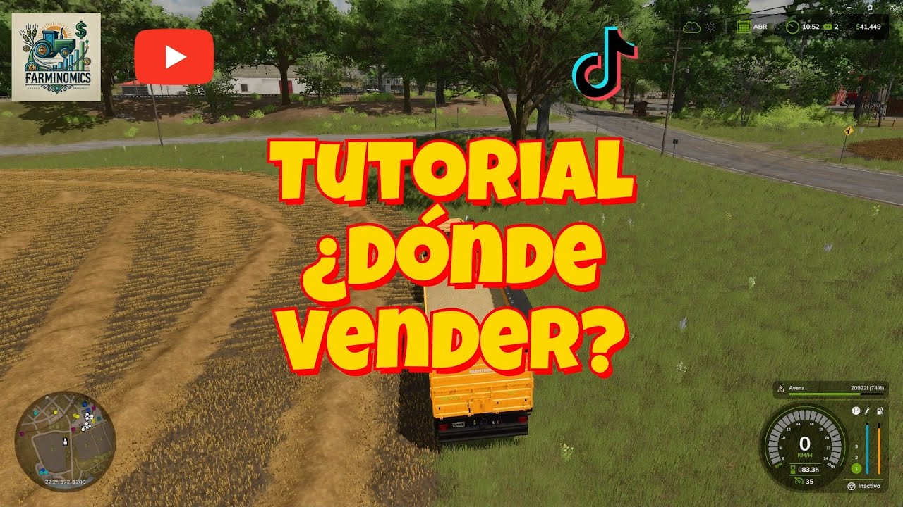 💲💸#tutorial ¿Dónde Vender? en #farmingsimulator25 🚜💨#easymoney