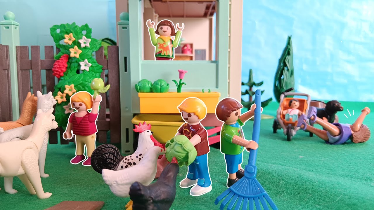 Zu Besuch bei Karlo im Tinyhouse - Playmobil Geschichte - Familie Flouristell