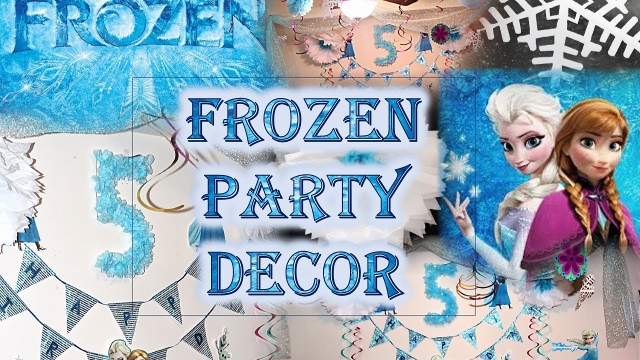 4 DIYs for Frozen Themed Birthday Decoration from Dollar Tree supplies