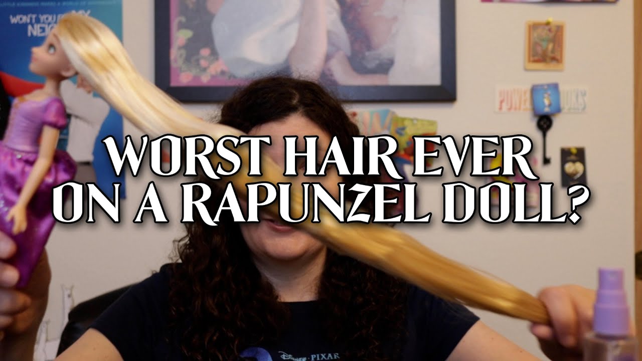 Disney Princess Long Locks Rapunzel Fashion doll--just how bad is her hair? Find out in this video!