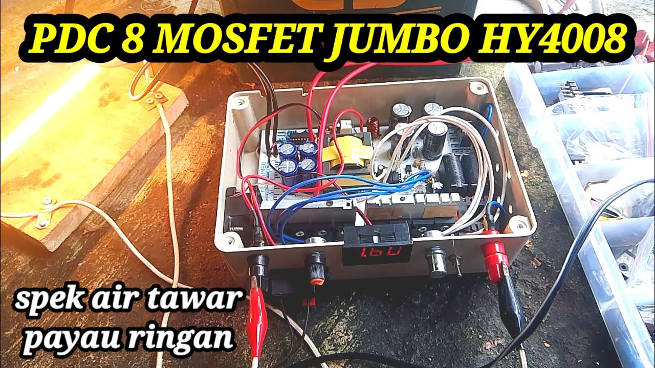 REVIEW SETRUM PDC 8 MOSFET JUMBO PESANAN KONSUMEN