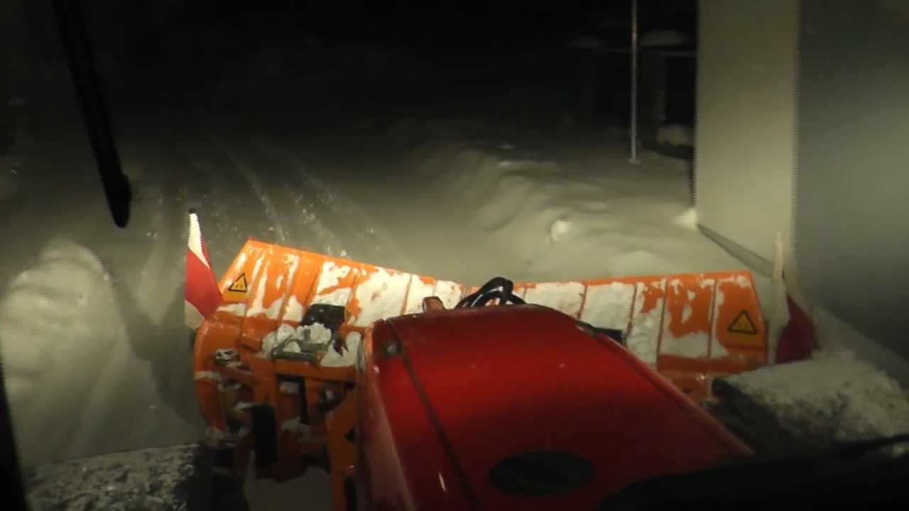 *Spezial* Schnee Schieben mit Massey Ferguson 6290 Dynashift