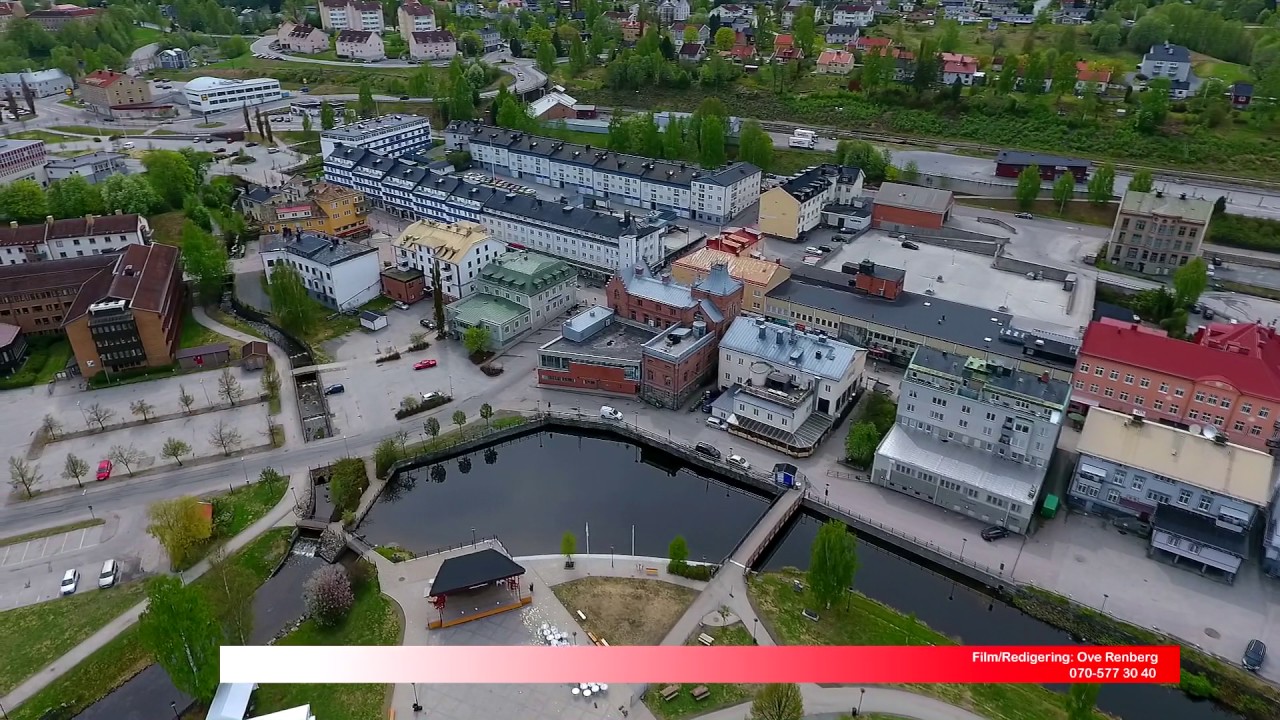 FOTOPOWER MEDIA - #2017 Flygning över Sollefteå Centrum