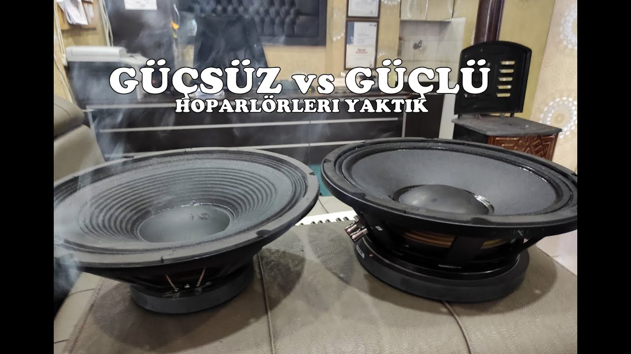 ‘EKREM ŞAHİN’ HOPARLÖRLERİ YAKTIK !