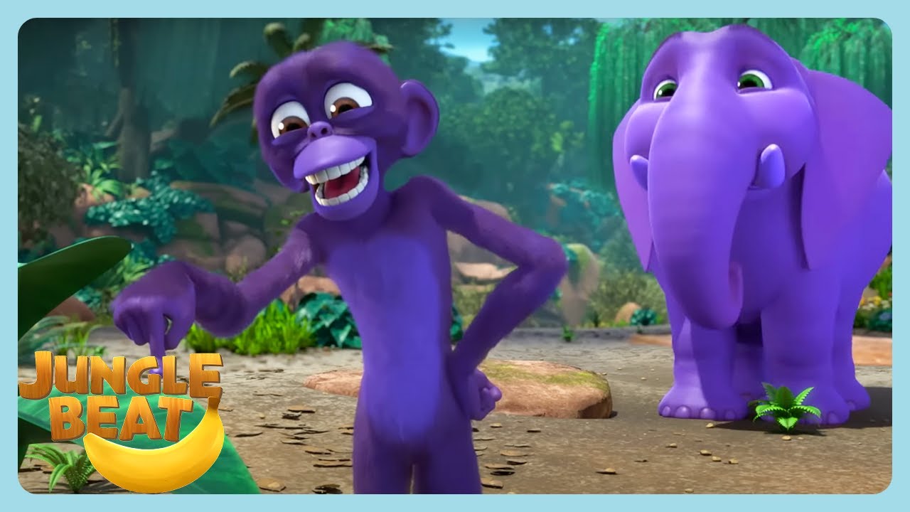Jungle Beat - Menjadi Warna Ungu | WildBrain Bahasa Indonesia | Kartun Anak Lucu