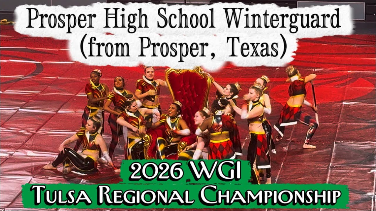 Prosper High School Winterguard (Prosper, Texas) 2026 WGI Tulsa Regional Championship 