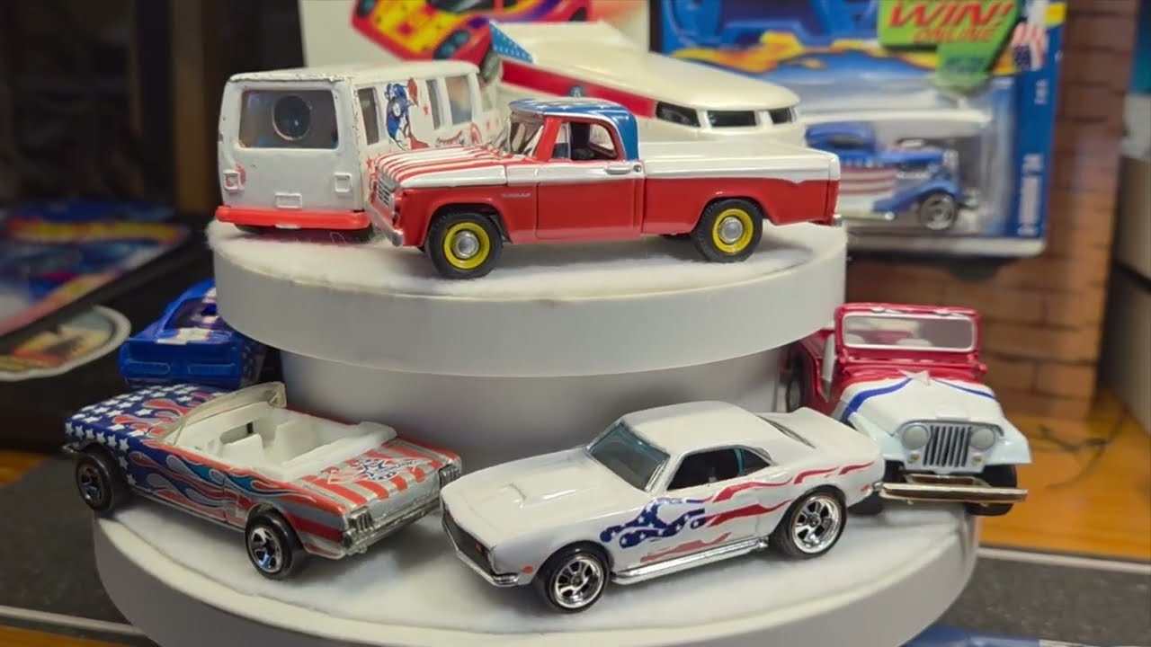 🎆 Stars, Stripes & Diecast Rides! |  @DiecastCarnut's Independence Day Challenge 🎆