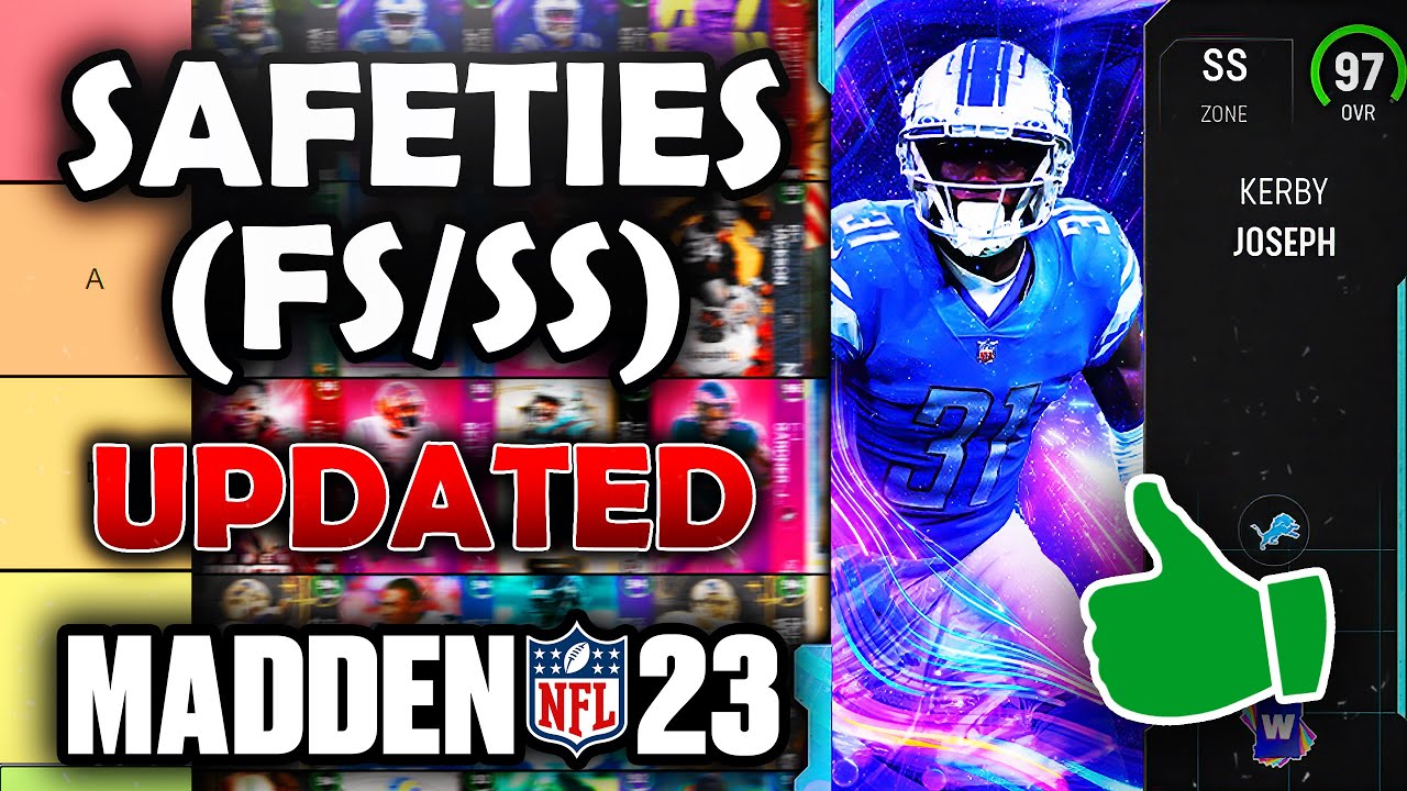 RANKING the BEST Safeties (FS/SS) in Madden 23 Ultimate Team (Tier List)