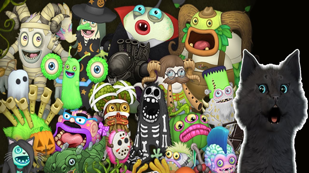 ХЭЛЛОУИН 🐱 Мои Поющие Монстры и Говорящий Супер Кот 🐱 My Singing Monsters