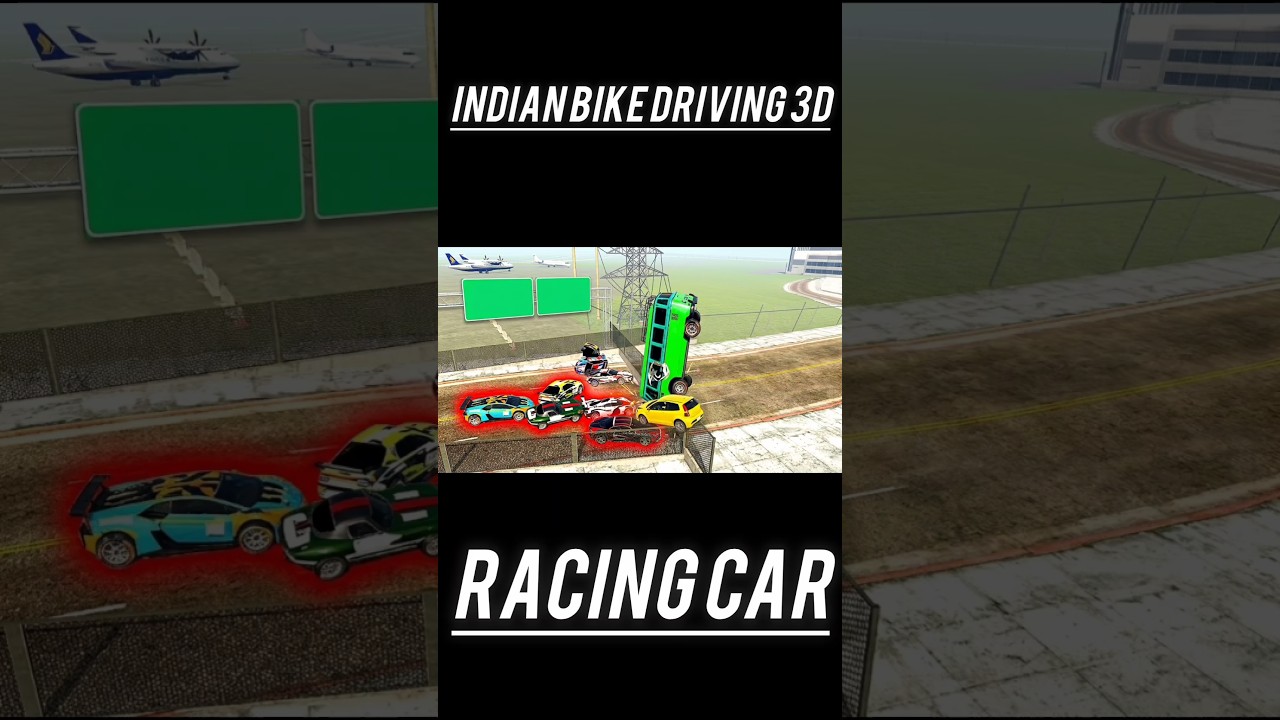 🔥INDIAN BIKE DRIVING 3D⚡game Racing road block#shorts #trending