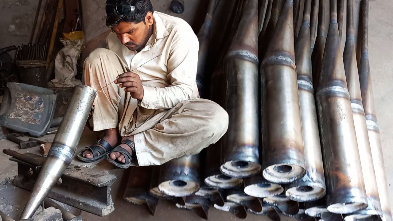 Silencer Making | How Motorcycle Exhaust Silencer are Made